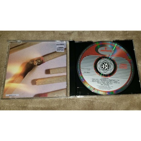 DEF LEPPARD cd PYROMANIA manraze joe elliott - Picture 3 of 5